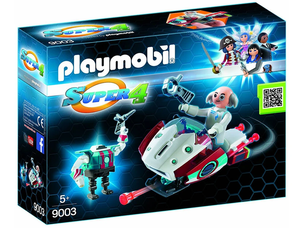 Playmobil Skyjet Con Dr. X Y Robot 9003 3 Playmobil Skyjet Con Dr. X Y Robot 9003