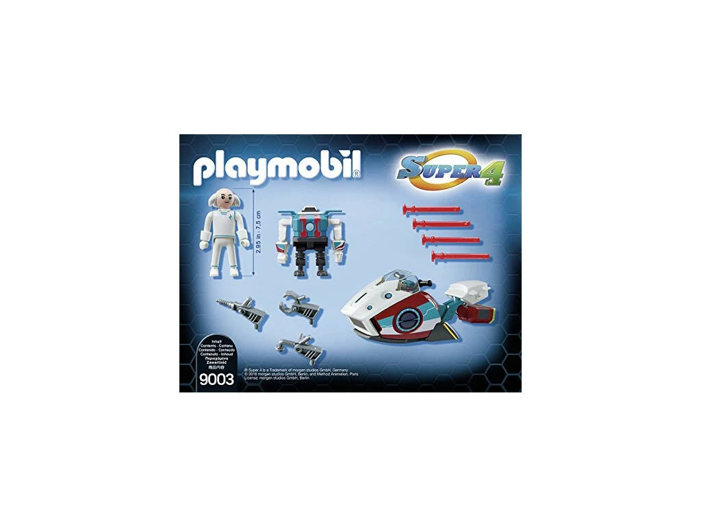 Playmobil Skyjet Con Dr. X Y Robot 9003 4 Playmobil Skyjet Con Dr. X Y Robot 9003 - Imagen 2