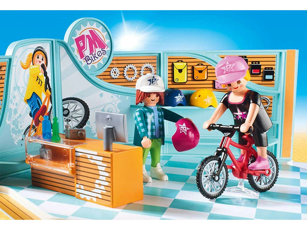 Playmobil Tienda De Bicicletas Y Skate 9402 6 Playmobil Tienda De Bicicletas Y Skate 9402 - Imagen 4