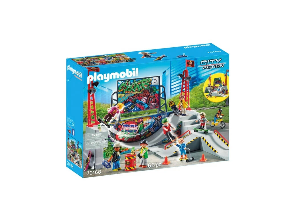 Playmobil Pista De Skate 70168 3 Playmobil Pista De Skate 70168