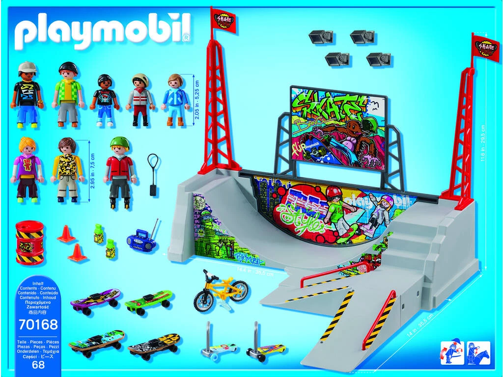Playmobil Pista De Skate 70168 4 Playmobil Pista De Skate 70168 - Imagen 2