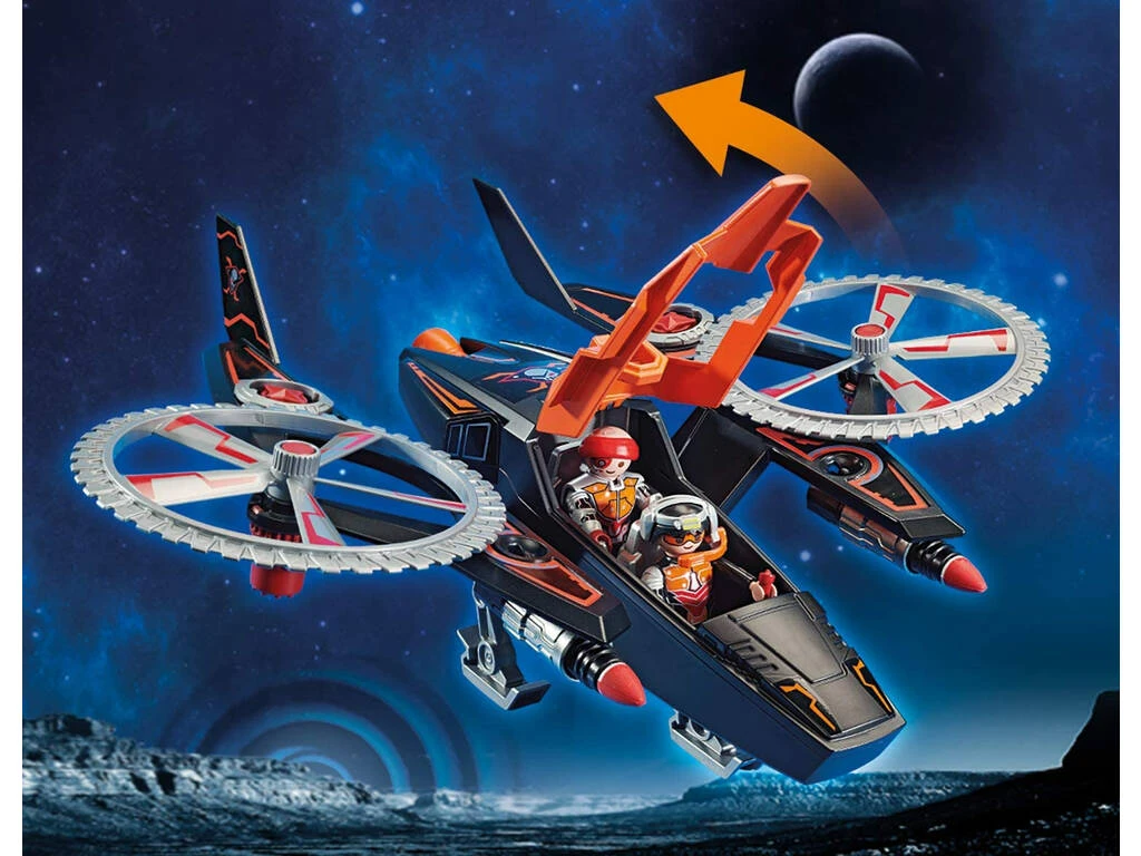 Playmobil Piratas Galacticos Helicoptero 9 Playmobil Piratas Galacticos Helicoptero - Imagen 7