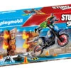 Playmobil Stuntshow Moto Con Muro De Fuego 70553 -Playmobil Ventas 1999956377g00