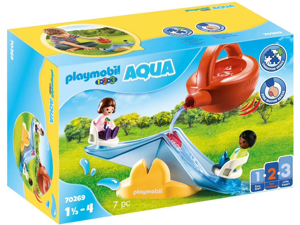 Playmobil 1,2,3 Balancin Acuático Con Regadera 70269 3 Playmobil 1,2,3 Balancin Acuático Con Regadera 70269
