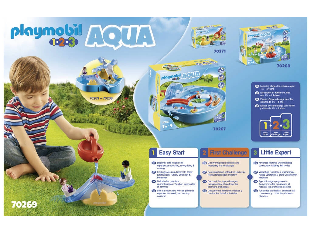 Playmobil 1,2,3 Balancin Acuático Con Regadera 70269 6 Playmobil 1,2,3 Balancin Acuático Con Regadera 70269 - Imagen 4