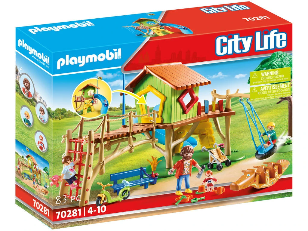 Playmobil City Life Parque Infantil Aventura 70281 3 Playmobil City Life Parque Infantil Aventura 70281