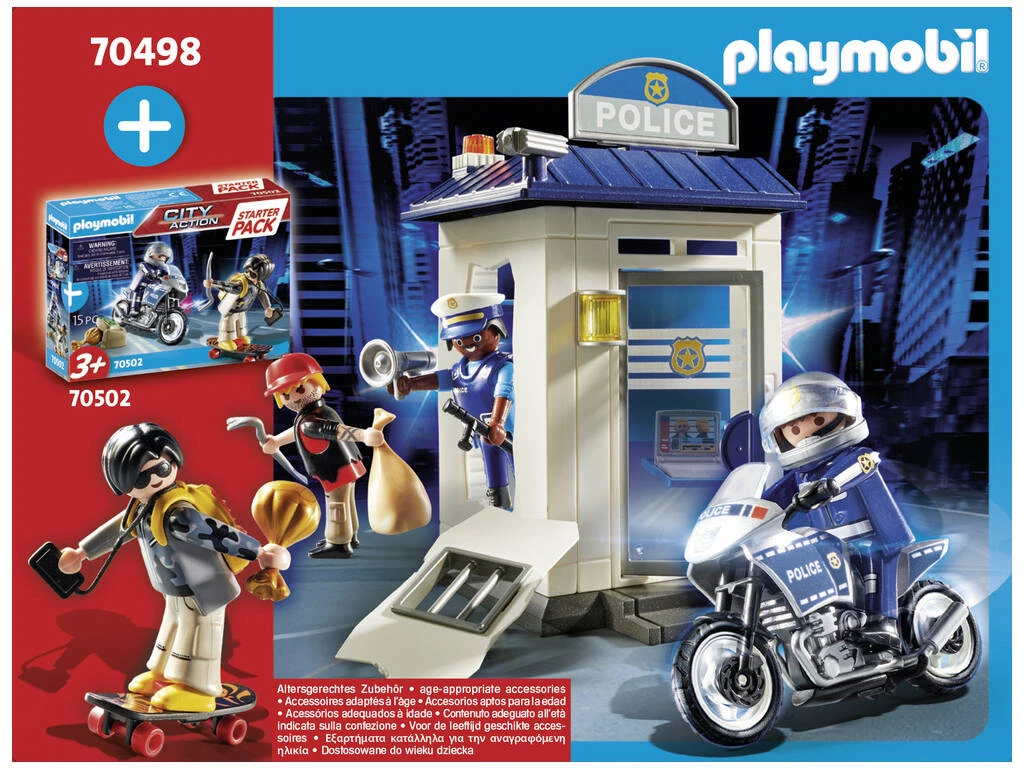 Playmobil City Action Starter Pack Policía 70498 8 Playmobil City Action Starter Pack Policía 70498 - Imagen 6