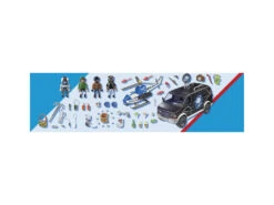 Playmobil City Action Helicóptero De Policía Persecución Del Vehículo Huido 70575 14 Playmobil City Action Helicóptero De Policía Persecución Del Vehículo Huido 70575 -Playmobil Ventas 1999957601g05