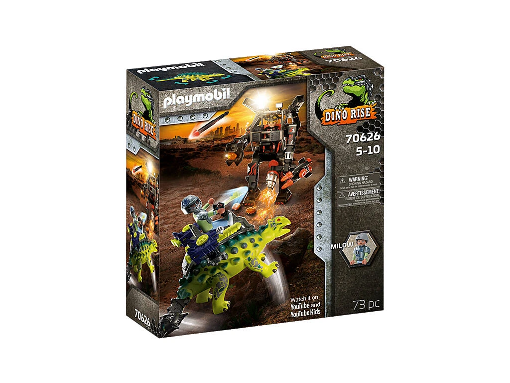 Playmobil Dinos Saichania Defensa Del Luchador 70626 3 Playmobil Dinos Saichania Defensa Del Luchador 70626