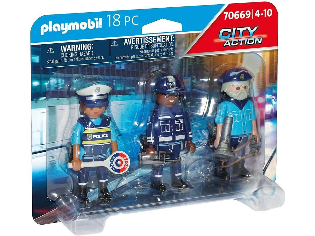 Playmobil Policía Set Figuras 70669 3 Playmobil Policía Set Figuras 70669