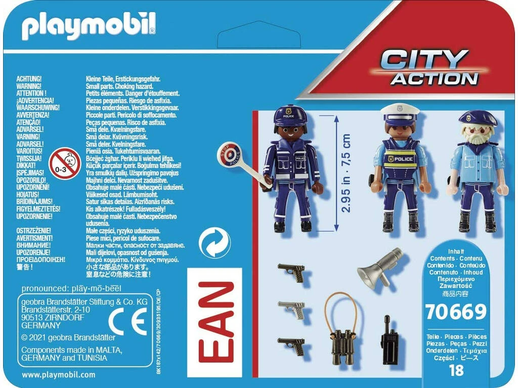 Playmobil Policía Set Figuras 70669 5 Playmobil Policía Set Figuras 70669 - Imagen 3