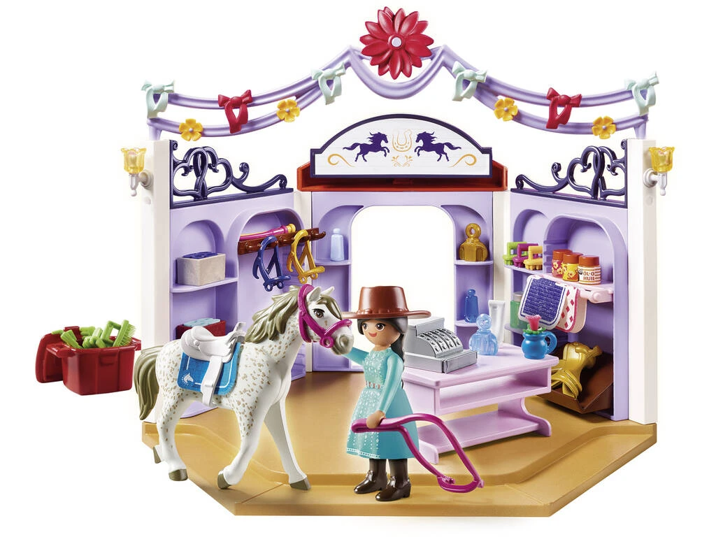 Playmobil Spirit Miradero Tienda Hípica 70695 4 Playmobil Spirit Miradero Tienda Hípica 70695 - Imagen 2