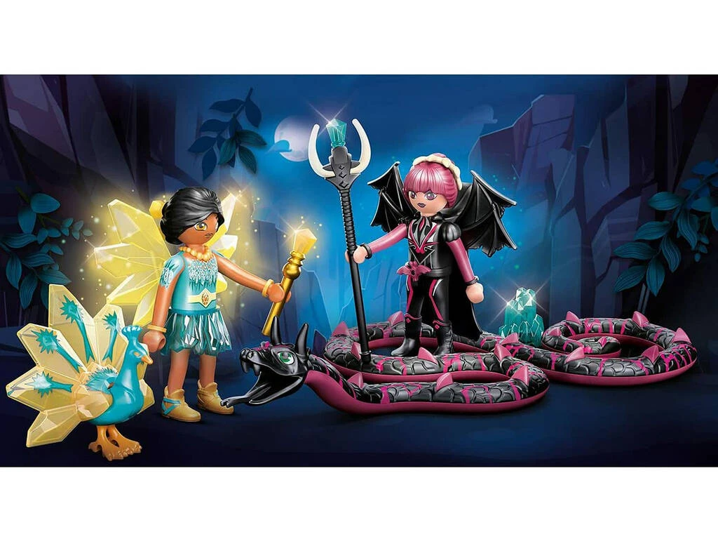 Playmobil Ayuma Cristal Fairy Y Bat Fairy Con Animales Del Alma 4 Playmobil Ayuma Cristal Fairy Y Bat Fairy Con Animales Del Alma - Imagen 2