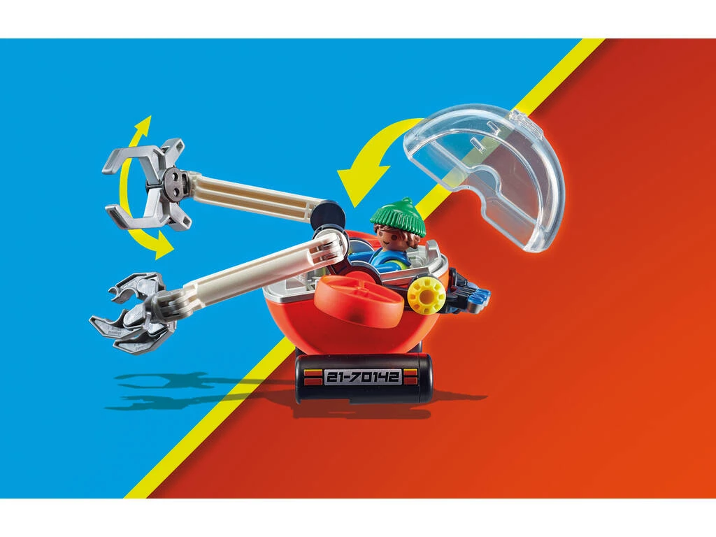 Playmobil Rescate Marítimo Operacion Medioambiente Con Bote De Buceo 70142 8 Playmobil Rescate Marítimo Operacion Medioambiente Con Bote De Buceo 70142 - Imagen 6