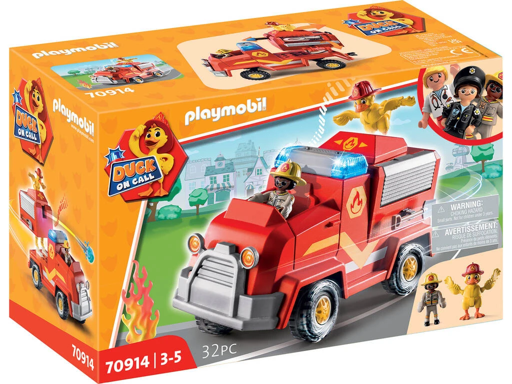 Playmobil D.O.C. Vehículo De Emergencia De Los Bomberos 70914 3 Playmobil D.O.C. Vehículo De Emergencia De Los Bomberos 70914