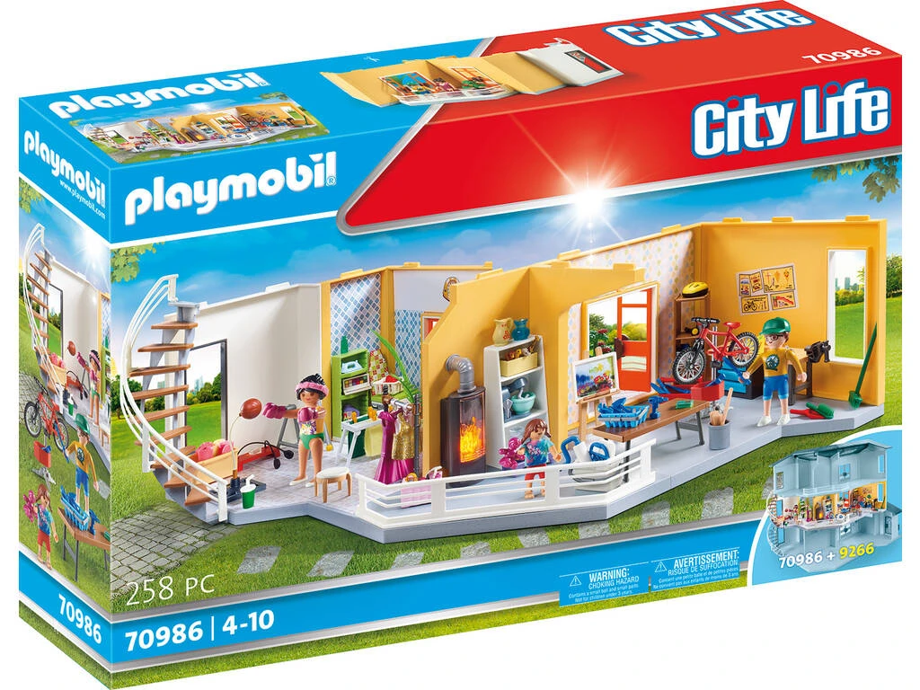 Playmobil Extension Planta Casa Moderna 70986 3 Playmobil Extension Planta Casa Moderna 70986