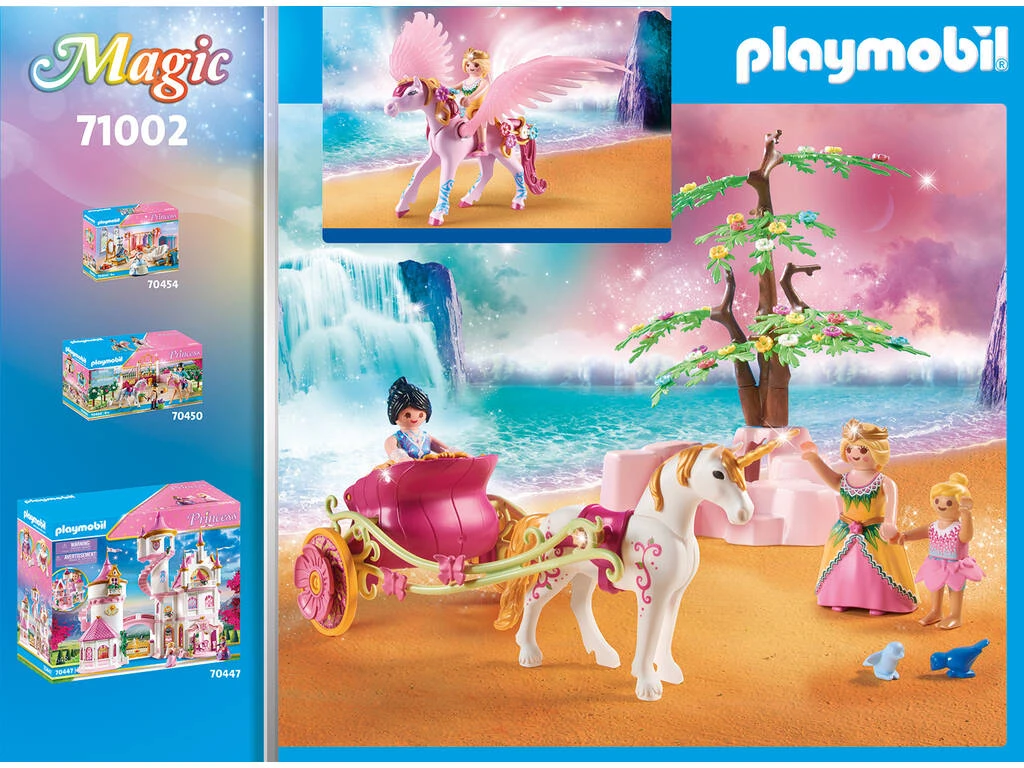 Playmobil Carroza Unicornio Con Pegaso 71002 5 Playmobil Carroza Unicornio Con Pegaso 71002 - Imagen 3