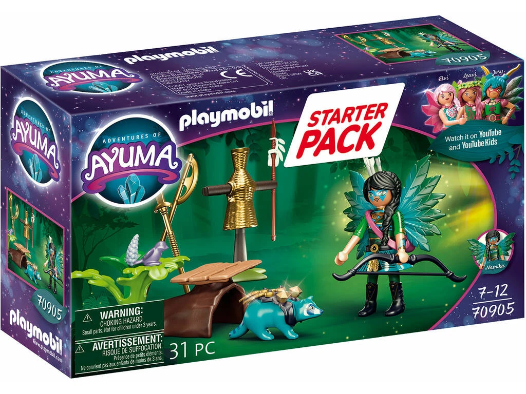 Playmobil Starter Pack Knight Fairy Con Mapache 70905 3 Playmobil Starter Pack Knight Fairy Con Mapache 70905