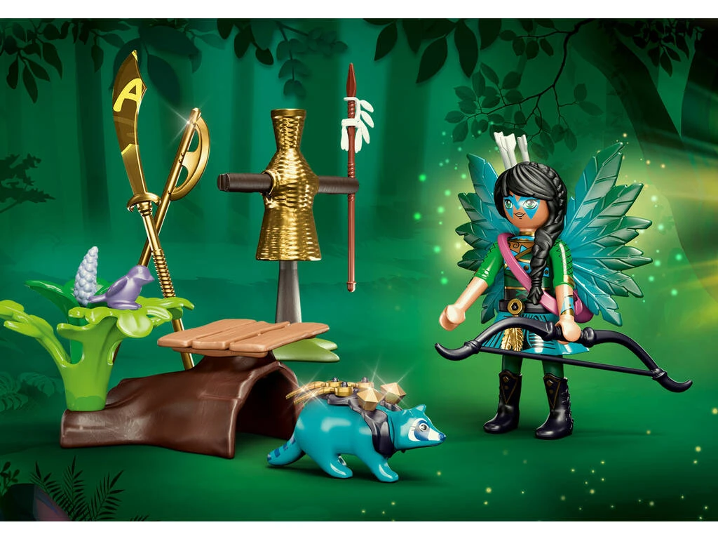 Playmobil Starter Pack Knight Fairy Con Mapache 70905 4 Playmobil Starter Pack Knight Fairy Con Mapache 70905 - Imagen 2