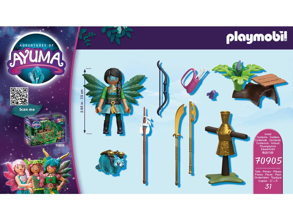 Playmobil Starter Pack Knight Fairy Con Mapache 70905 5 Playmobil Starter Pack Knight Fairy Con Mapache 70905 - Imagen 3