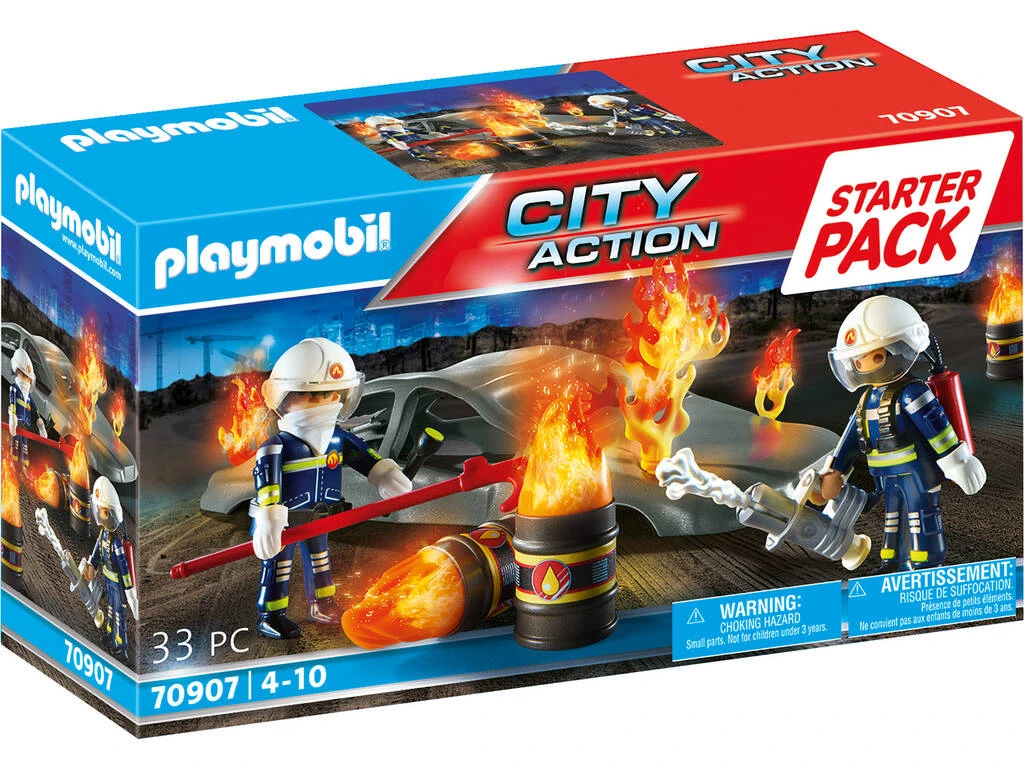 Playmobil Starter Pack Simulacro De Incendio 70907 3 Playmobil Starter Pack Simulacro De Incendio 70907
