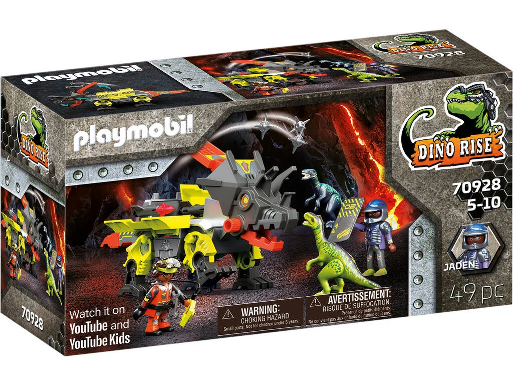 Playmobil Dino Rise Robo-Dino Máquina De Combate 70928 3 Playmobil Dino Rise Robo-Dino Máquina De Combate 70928