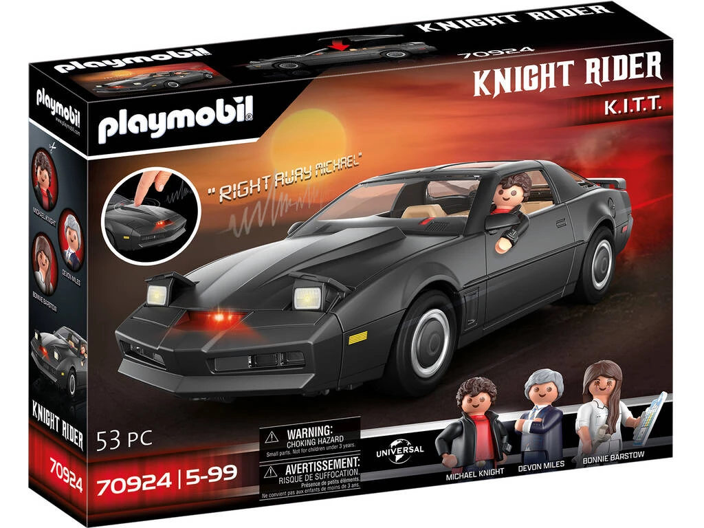 Playmobil Knight Rider K.I.T.T. El Coche Fantástico 70924 3 Playmobil Knight Rider K.I.T.T. El Coche Fantástico 70924