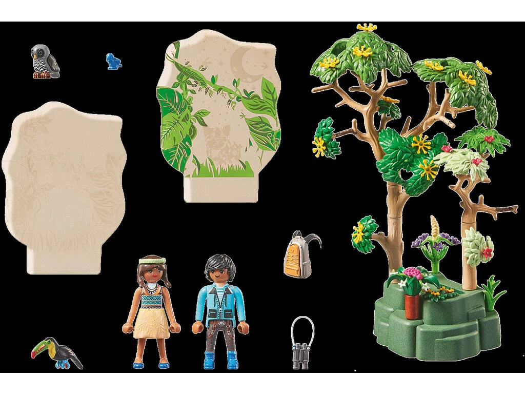 Playmobil Wiltopia Selva Tropical Luz Nocturna 71009 8 Playmobil Wiltopia Selva Tropical Luz Nocturna 71009 - Imagen 7
