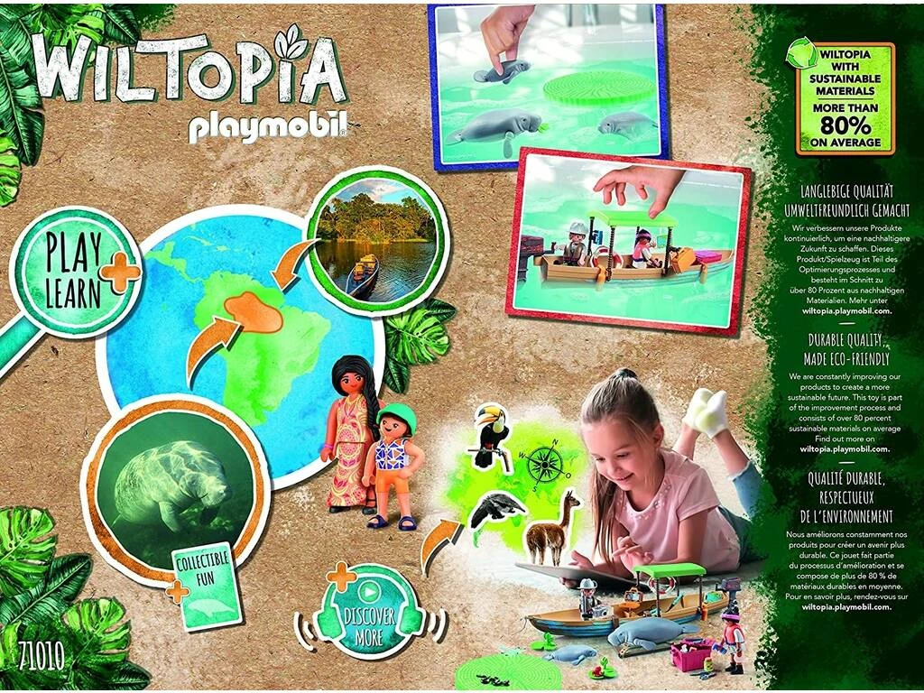 Playmobil Wiltopia Viaje En Barco A Los Manatíes 71010 8 Playmobil Wiltopia Viaje En Barco A Los Manatíes 71010 - Imagen 6