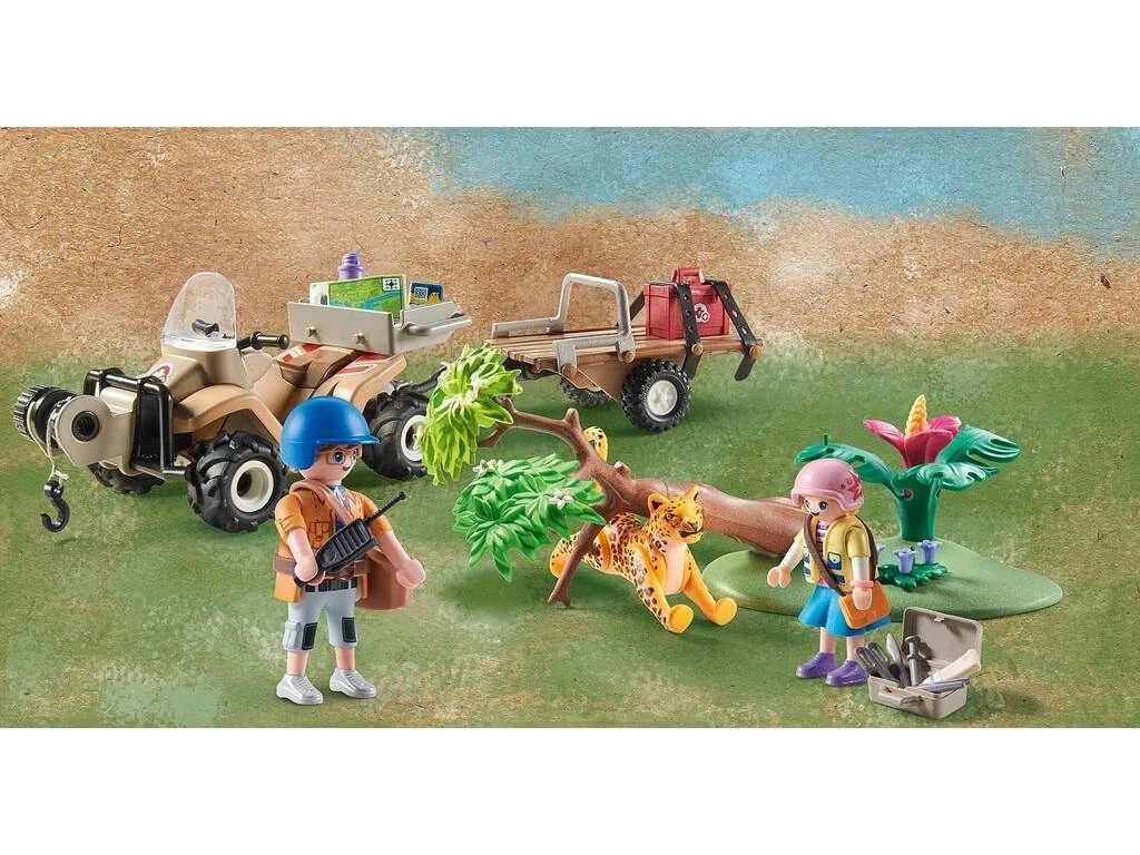 Playmobil Wiltopia Quad Rescate De Animales 71011 4 Playmobil Wiltopia Quad Rescate De Animales 71011 - Imagen 2