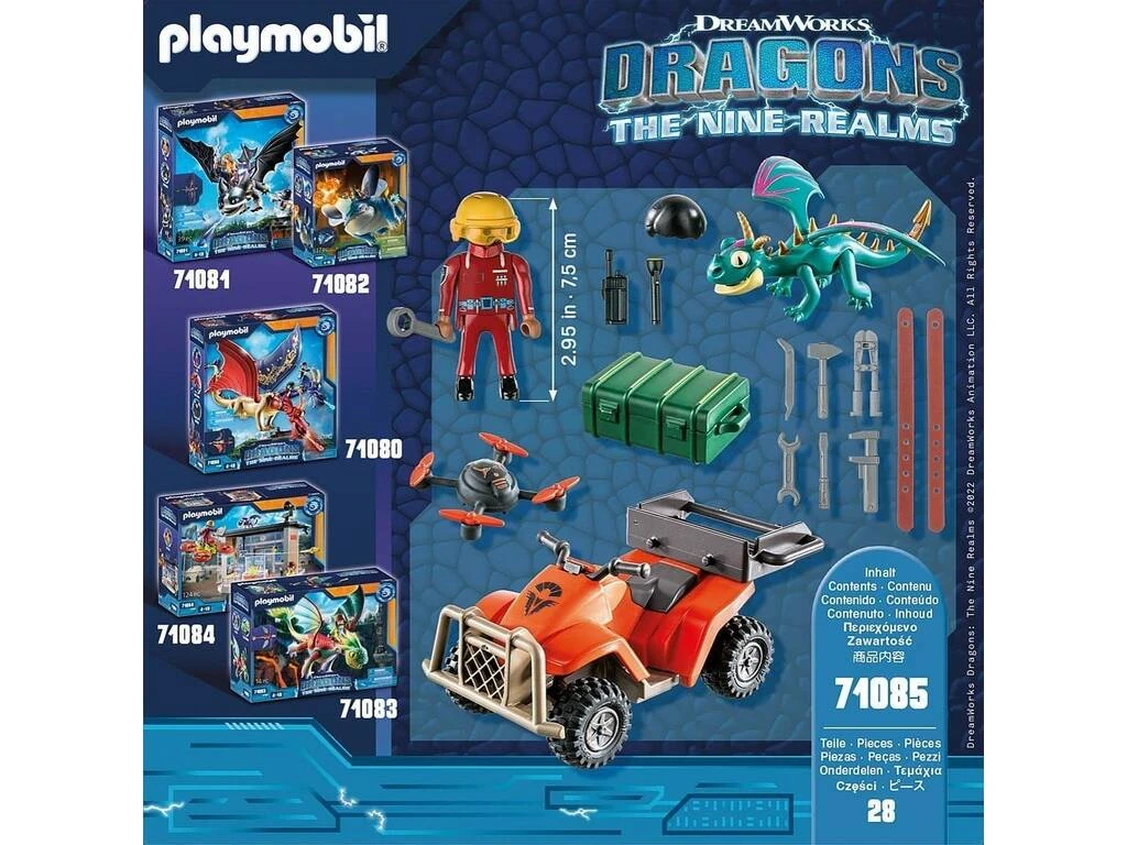 Playmobil Dragons Nine Realms Icaris Quad Playmobil 71085 6 Playmobil Dragons Nine Realms Icaris Quad Playmobil 71085 - Imagen 4