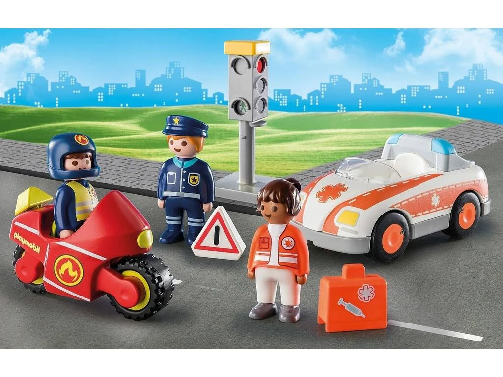 Playmobil 1.2.3 Héroes Del Día A Día 71156 4 Playmobil 1.2.3 Héroes Del Día A Día 71156 - Imagen 2