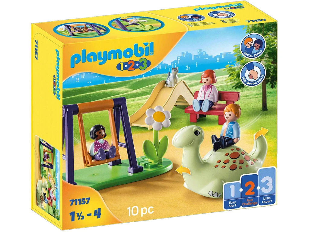 Playmobil 1.2.3 Parque Infantil 71157 3 Playmobil 1.2.3 Parque Infantil 71157