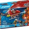 Playmobil Helicóptero De Bomberos 71195