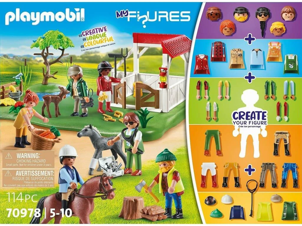 Playmobil My Figures Rancho De Caballo 70978 5 Playmobil My Figures Rancho De Caballo 70978 - Imagen 3