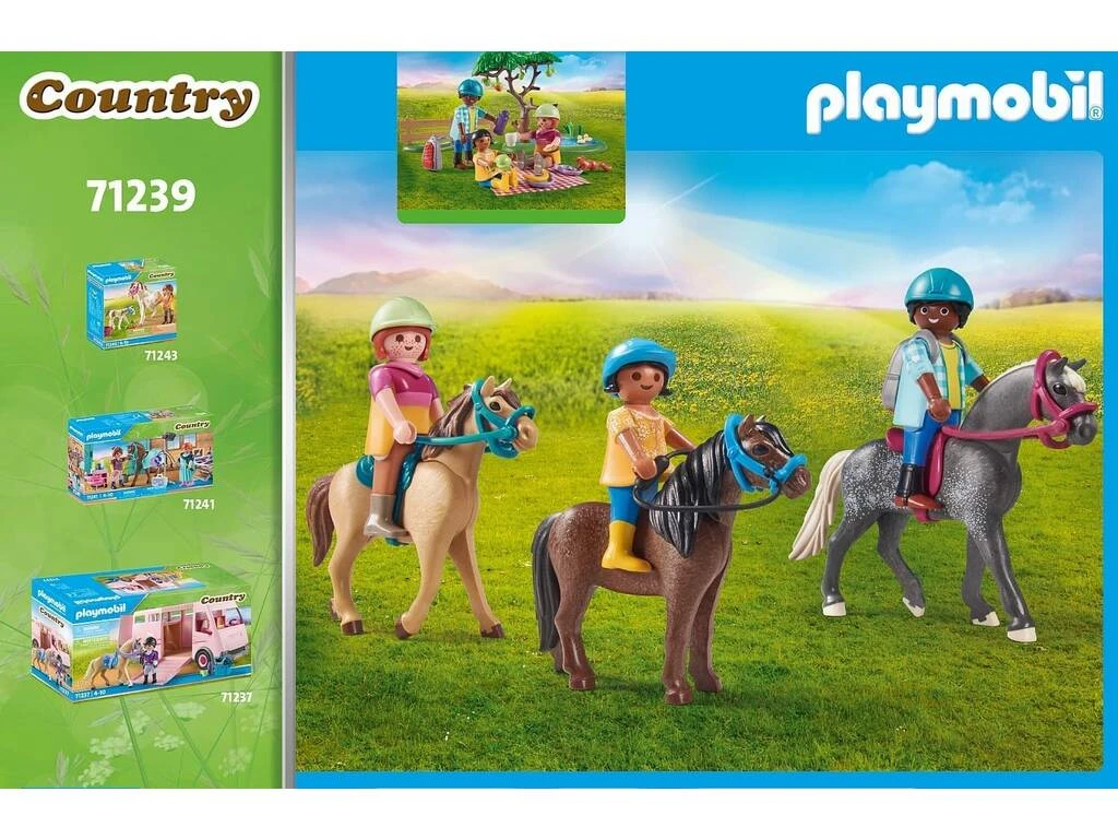 Playmobil Country Excursion De Picnic Con Caballos 71239 6 Playmobil Country Excursion De Picnic Con Caballos 71239 - Imagen 4