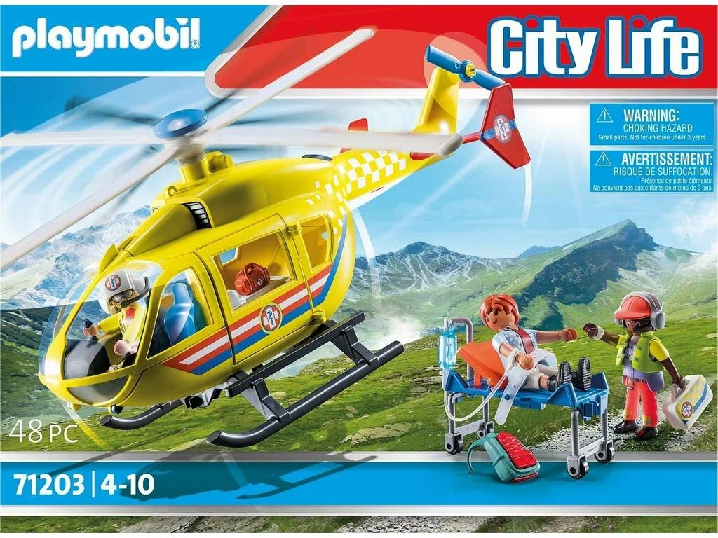 Playmobil City Life Helicoptero De Rescate 71203 6 Playmobil City Life Helicoptero De Rescate 71203 - Imagen 4