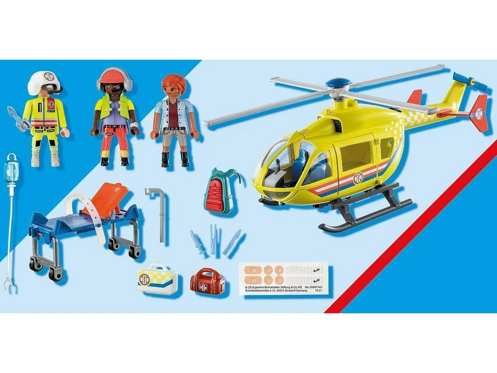 Playmobil City Life Helicoptero De Rescate 71203 7 Playmobil City Life Helicoptero De Rescate 71203 - Imagen 5