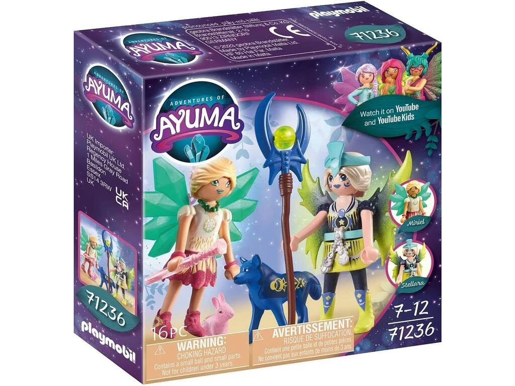 Playmobil Adventures Of Ayuma Cristal Y Moon Fairy Con Animales Del Alma 71236 3 Playmobil Adventures Of Ayuma Cristal Y Moon Fairy Con Animales Del Alma 71236