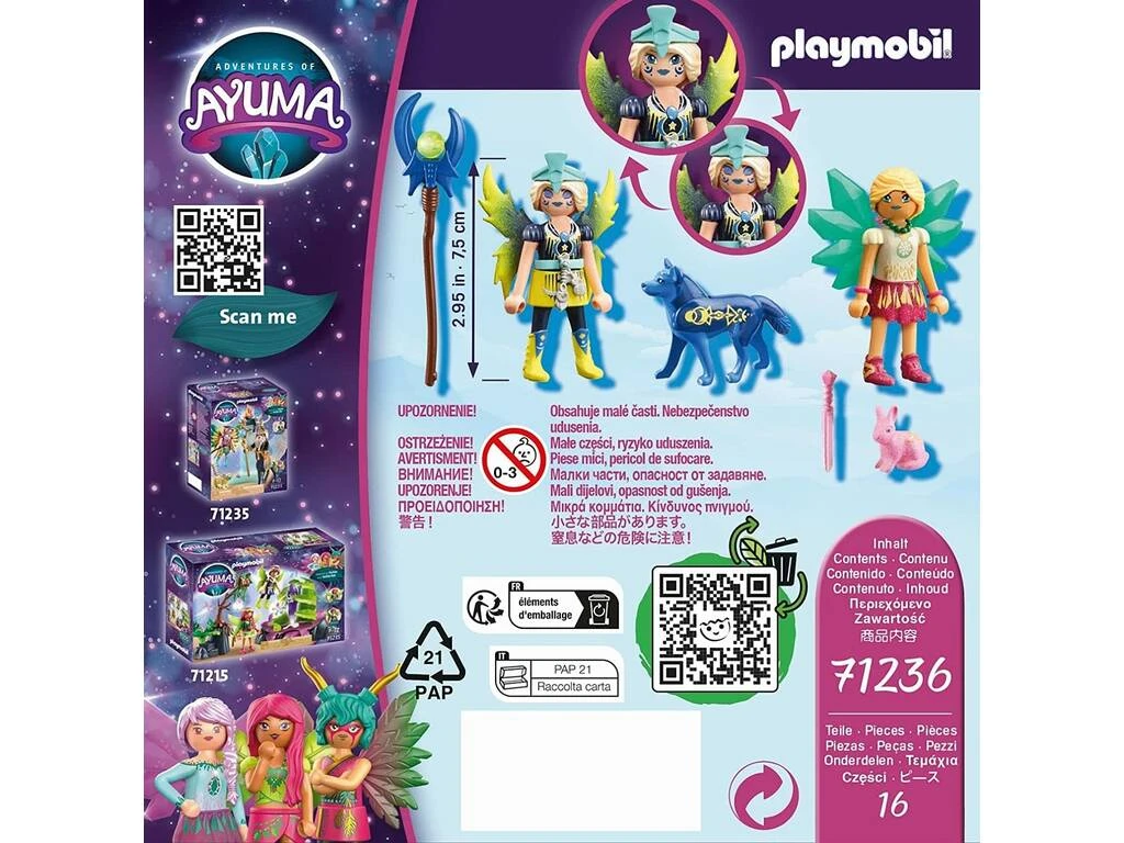 Playmobil Adventures Of Ayuma Cristal Y Moon Fairy Con Animales Del Alma 71236 7 Playmobil Adventures Of Ayuma Cristal Y Moon Fairy Con Animales Del Alma 71236 - Imagen 5