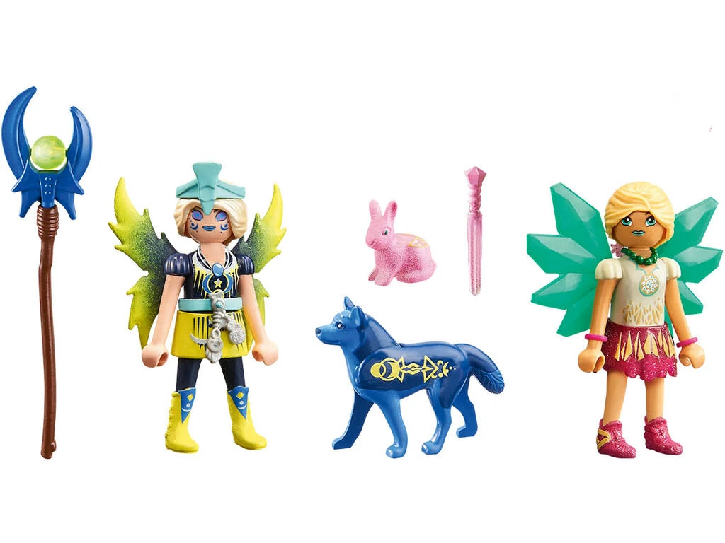 Playmobil Adventures Of Ayuma Cristal Y Moon Fairy Con Animales Del Alma 71236 4 Playmobil Adventures Of Ayuma Cristal Y Moon Fairy Con Animales Del Alma 71236 - Imagen 2