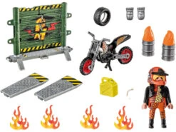 Playmobil Starter Pack Stunt Show Moto Con Pared De Fuego 71256 -Playmobil Ventas 1999968597g03