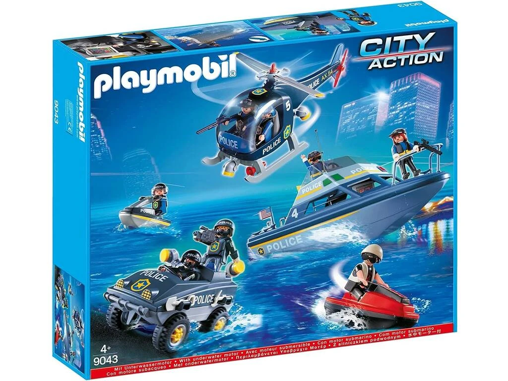 Playmobil Mega Set Fuerzas Especiales 9043 3 Playmobil Mega Set Fuerzas Especiales 9043