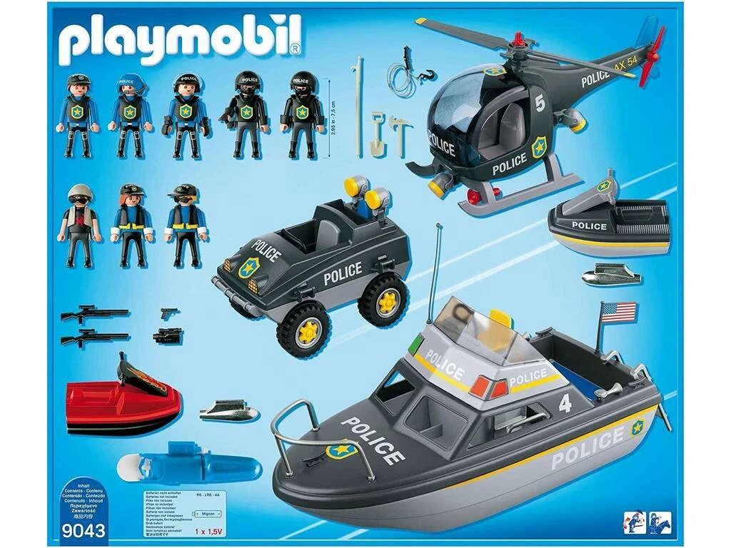 Playmobil Mega Set Fuerzas Especiales 9043 4 Playmobil Mega Set Fuerzas Especiales 9043 - Imagen 2