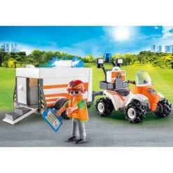 Playmobil - Quad De Rescate Con Remolque - 70053 -Playmobil Ventas medias 1014