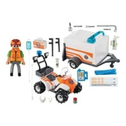Playmobil - Quad De Rescate Con Remolque - 70053 -Playmobil Ventas medias 1015
