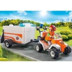 Playmobil - Quad De Rescate Con Remolque - 70053 -Playmobil Ventas medias 1017