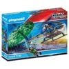 Playmobil - Helicóptero De Policía: Persecución En Paracaídas - 70569 -Playmobil Ventas medias 1047