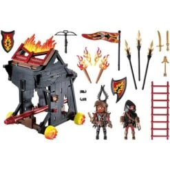 Playmobil - Ariete De Fuego De Los Bandidos De Burnham - 70393 8 Playmobil - Ariete De Fuego De Los Bandidos De Burnham - 70393 -Playmobil Ventas medias 1111