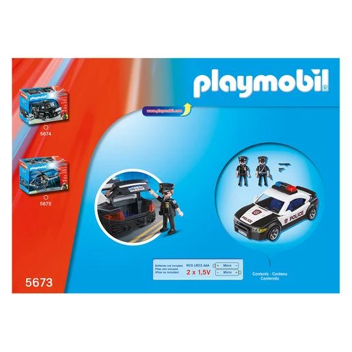 Playmobil - Coche Policía Cruiser - 5673 5 Playmobil - Coche Policía Cruiser - 5673 - Imagen 3